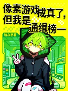 《像素游戏成真了，但我是通缉榜一》小说封面