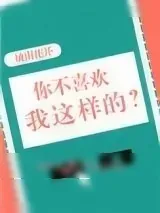 《你不喜欢我这样的？》小说封面