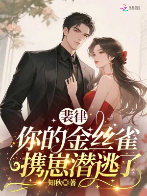 《裴律，你的金丝雀携崽潜逃了》小说封面