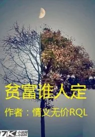 《贫富谁人定》小说封面
