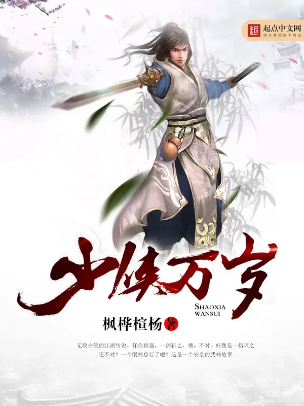 《少侠万岁》小说封面