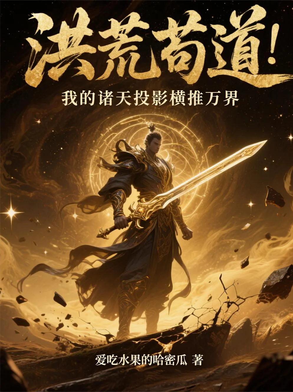 《洪荒苟道：我的诸天投影横推万界》小说封面