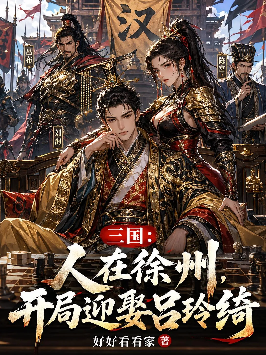 《三国：人在徐州，开局迎娶吕玲绮》小说封面