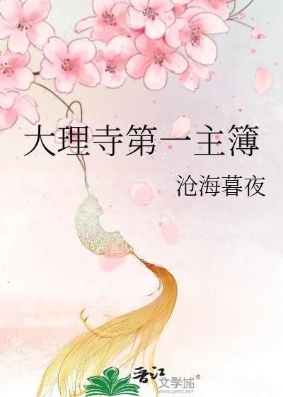《大理寺第一主簿》小说封面