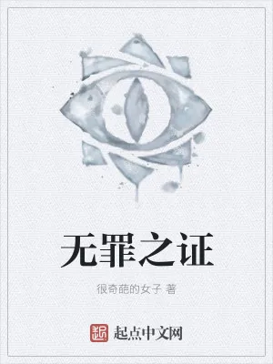 《无罪之证》小说封面
