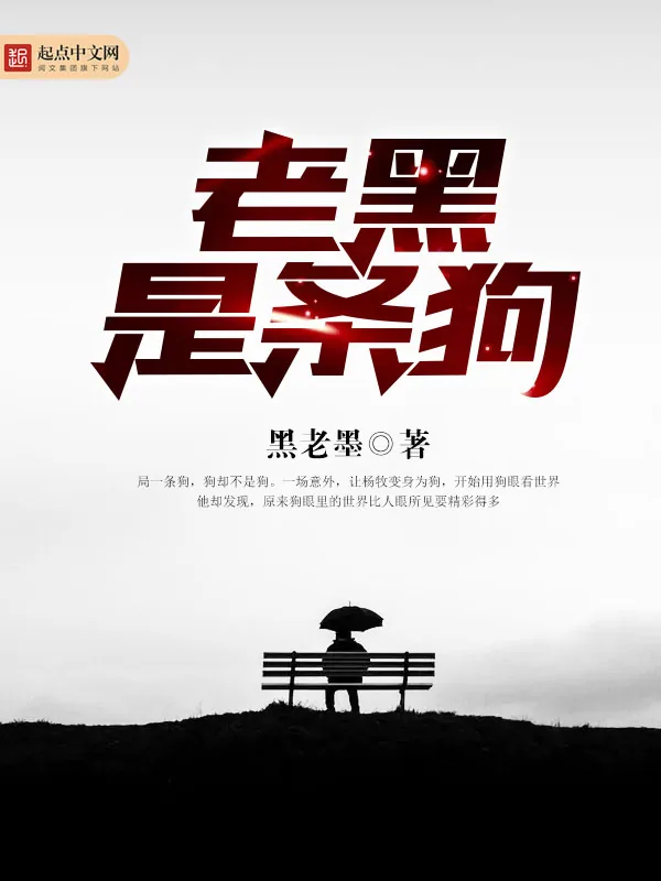 《老黑是条狗》小说封面
