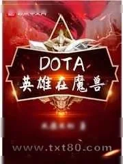《DOTA英雄在魔兽》小说封面