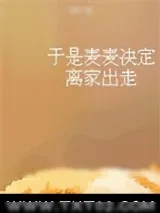 《于是麦麦决定离家出走》小说封面