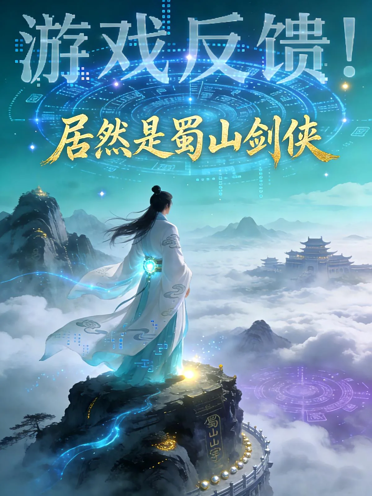 《游戏反馈！居然是蜀山剑侠》小说封面