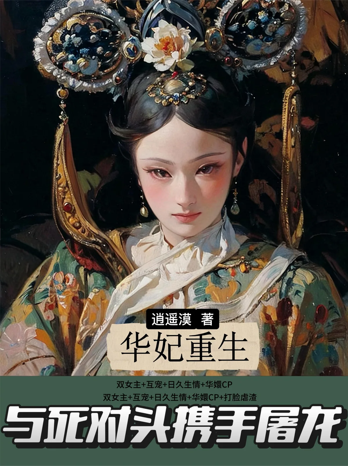 《华妃重生：与死对头携手屠龙》小说封面