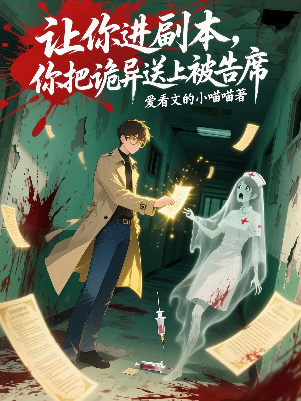 《让你进副本,你把诡异送上被告席》小说封面