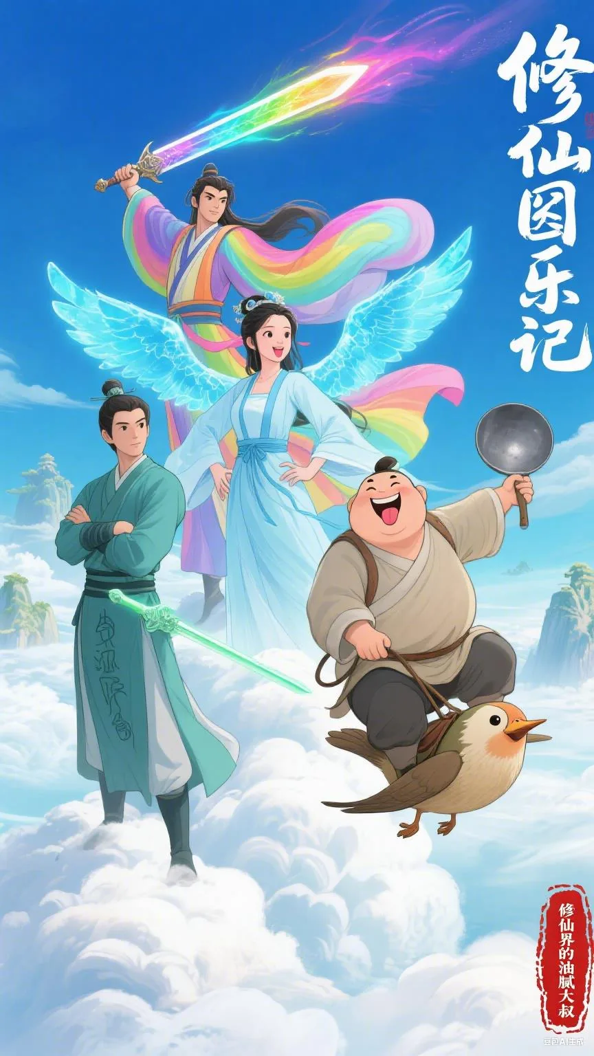 《修仙囧乐记》小说封面