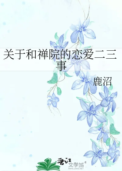 《关于和禅院的恋爱二三事》小说封面