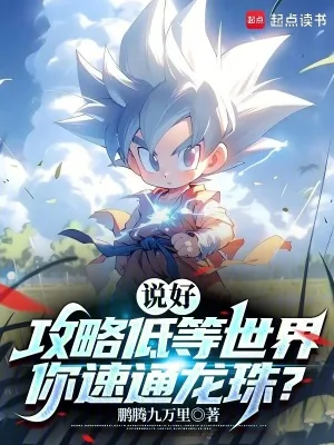 《说好攻略低等世界，你速通龙珠？》小说封面