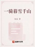 《一骑暮雪千山》小说封面