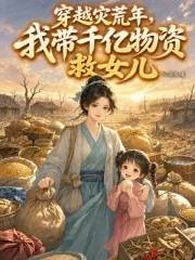 《穿越灾荒年，我带千亿物资救女儿》小说封面